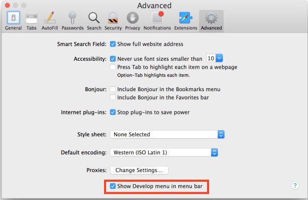 how to clear cache using safari browser