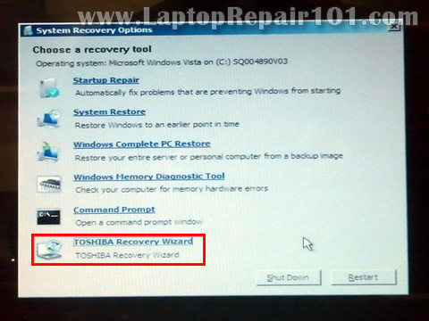 How To Reboot And Factory Reset Toshiba Laptop
