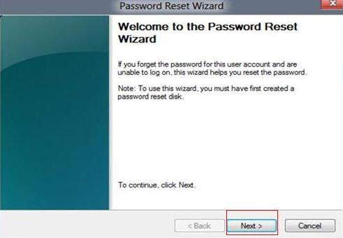 windows 7 password wizard