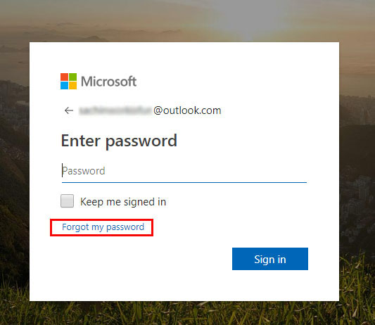 Account live Password Reset Microsoft Account Password Reset