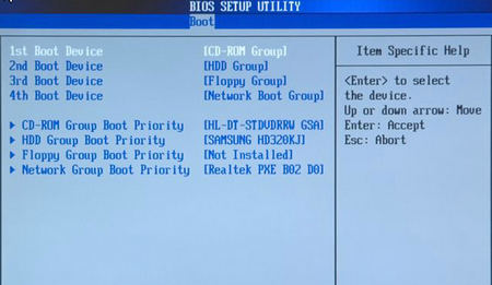 boot from usb hp pavilion
