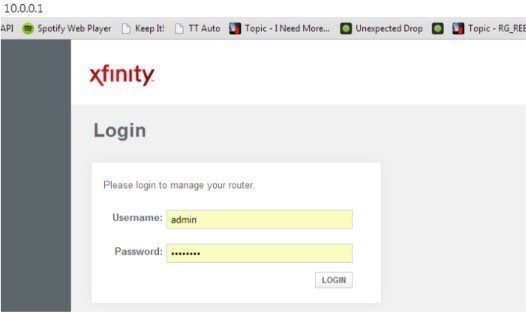 How To Reset Xfinity Router Admin Password Shan s Web